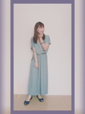 「部屋着」｜「アイテム（アクセサリー）」を使った、linco.( 相互 )さん（レディース・155cm）の夏コーディネート