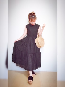 「COCOON（コクーン）のアイテム」を使った、linco.( 相互 )さん（レディース・155cm）の夏コーディネート