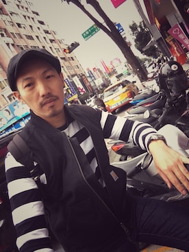 「carhartt」｜「アイテム（キャスケット）」を使った、Alexchenさん（メンズ・173cm）の春コーディネート