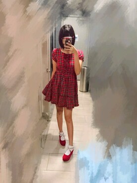 azuさん（レディース・166cm）の冬コーディネート