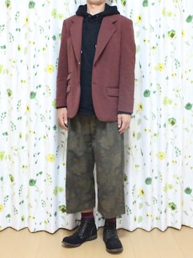 「juha」｜「アイテム（ジャケット/アウター）」を使った、タケゴールさん（メンズ・176cm）の秋コーディネート