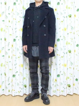 「handroom」｜タケゴールさん（メンズ・176cm）の冬コーディネート