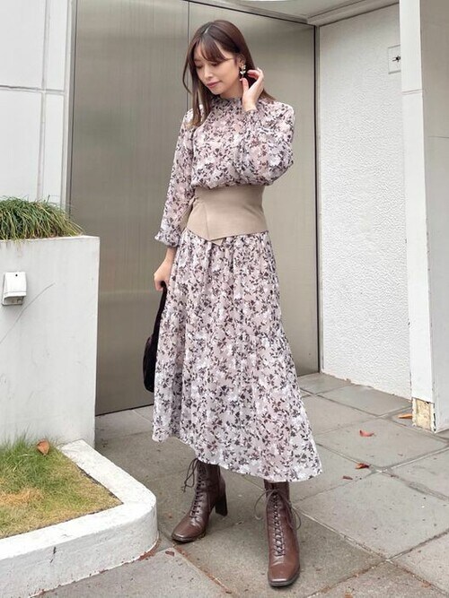 児玉亜由美 Mercuryduo Mercuryduoのワンピースを使ったコーディネート Wear