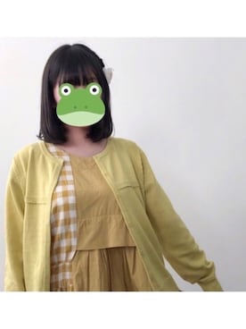 「sakishimatokyo（サキシマトーキョー）のアイテム（ヘアアクセサリー）」を使った、あゆこぴ 🐸さん（レディース・153cm）の秋コーディネート