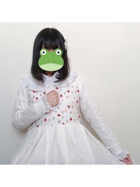 「sakishimatokyo（サキシマトーキョー）のアイテム（ヘアアクセサリー）」を使った、あゆこぴ 🐸さん（レディース・153cm）の秋コーディネート