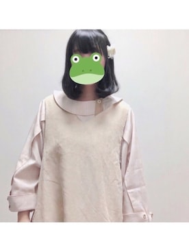 「sakishimatokyo（サキシマトーキョー）のアイテム（ヘアアクセサリー）」を使った、あゆこぴ 🐸さん（レディース・153cm）の夏コーディネート