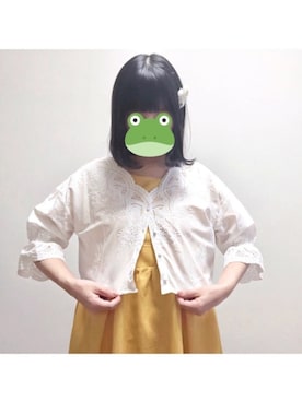 「sakishimatokyo（サキシマトーキョー）のアイテム（ヘアアクセサリー）」を使った、あゆこぴ 🐸さん（レディース・153cm）の夏コーディネート