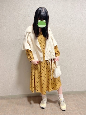 「sakishimatokyo（サキシマトーキョー）のアイテム（その他アウター）」を使った、あゆこぴ 🐸さん（レディース・153cm）の夏コーディネート