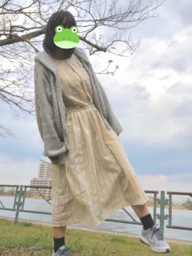 「sakishimatokyo」｜「アイテム（ブルゾン）」を使った、あゆこぴ 🐸さん（レディース・153cm）の春コーディネート
