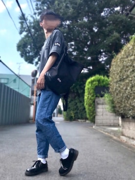 「ロールアップ」｜「アイテム（福袋/福箱）」を使った、hatahiroさん（メンズ・171cm）の夏コーディネート