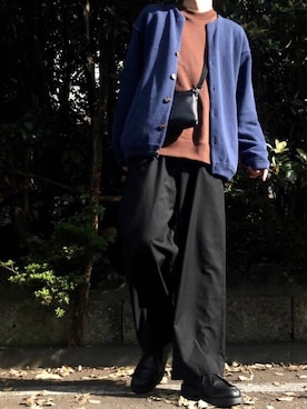 「アイテム（ワンピース）」を使った、hatahiroさん（メンズ・171cm）の秋コーディネート
