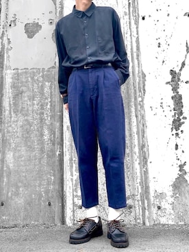 「Steven Alan」｜「アイテム（福袋/福箱）」を使った、hatahiroさん（メンズ・171cm）の春コーディネート