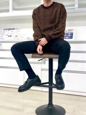 「KLEMAN（クレマン）の＜KLEMAN＞ PADRE/シューズ（モカシン/デッキシューズ）」を使った、hatahiroさん（メンズ・171cm）の冬コーディネート