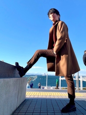 「CIAOPANIC TYPY（チャオパニックティピー）のアイテム（その他アウター）」を使った、hatahiroさん（メンズ・171cm）の冬コーディネート