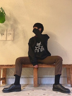 「KLEMAN（クレマン）の＜KLEMAN＞ PADRE/シューズ（モカシン/デッキシューズ）」を使った、hatahiroさん（メンズ・171cm）の冬コーディネート