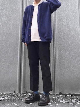 「KLEMAN（クレマン）の＜KLEMAN＞ PADRE/シューズ（モカシン/デッキシューズ）」を使った、hatahiroさん（メンズ・171cm）の秋コーディネート