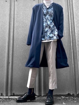 「KLEMAN（クレマン）の＜KLEMAN＞ PADRE/シューズ（モカシン/デッキシューズ）」を使った、hatahiroさん（メンズ・171cm）の秋コーディネート