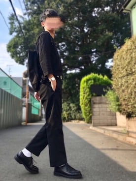 「KLEMAN（クレマン）の＜KLEMAN＞ PADRE/シューズ（モカシン/デッキシューズ）」を使った、hatahiroさん（メンズ・171cm）の夏コーディネート