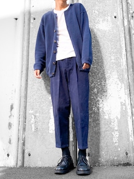 「KLEMAN（クレマン）の＜KLEMAN＞ PADRE/シューズ（モカシン/デッキシューズ）」を使った、hatahiroさん（メンズ・171cm）の秋コーディネート