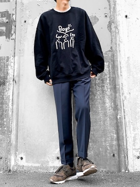 「Steven Alan」｜「アイテム（福袋/福箱）」を使った、hatahiroさん（メンズ・171cm）の秋コーディネート