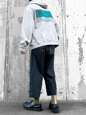 「アイテム（福袋/福箱、ブルー系）」を使った、hatahiroさん（メンズ・171cm）の秋コーディネート