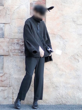 「stein（シュタイン）のアイテム（その他トップス）」を使った、しゅたさん（メンズ・181cm）の冬コーディネート