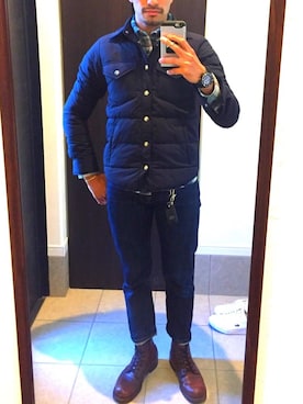 「ジャパンブルー」｜Kさん（メンズ・173cm）の冬コーディネート
