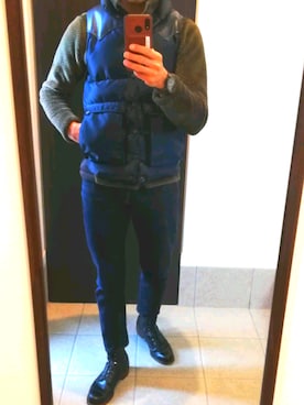 「ロッキーマウンテン」｜「アイテム（ジャケット/アウター）」を使った、Kさん（メンズ・173cm）の冬コーディネート