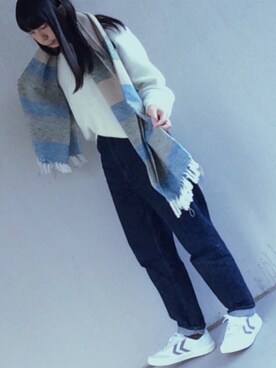 中町さん(レディース・156cm)の秋コーディネート