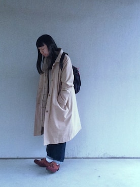 中町さん(レディース・156cm)の冬コーディネート