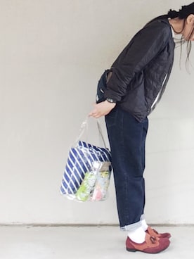 「花見」｜「アイテム（その他）」を使った、中町さん（レディース・156cm）の春コーディネート