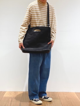 「CONVERSE（コンバース）のCONVERSE コンバース オールスター 100 カラーズ　オックス / ALL STAR 100 COLORS OX（スニーカー）」を使った、masaki_naraさん（メンズ・178cm）の春コーディネート