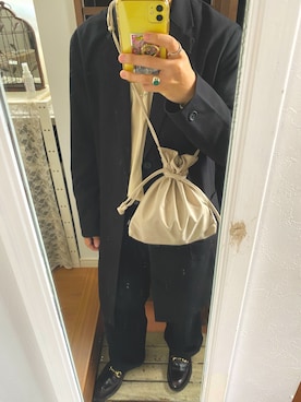 「NANO universe（ナノユニバース）のアイテム（チェスターコート）」を使った、nippyさん（メンズ・161cm）の秋コーディネート