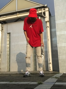 「US（アス）のアイテム」を使った、shunさん（メンズ・180cm）の夏コーディネート