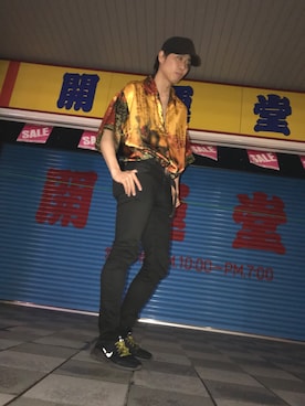 「US（アス）のアイテム」を使った、shunさん（メンズ・180cm）の夏コーディネート