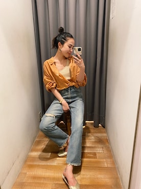 藤野有美さん（レディース・155cm）の春コーディネート