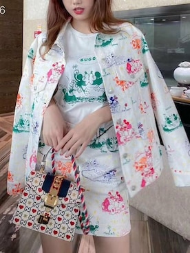 「レディース」｜「アイテム（デニムジャケット）」を使った、sotarcjyeさん（レディース・162cm）の冬コーディネート