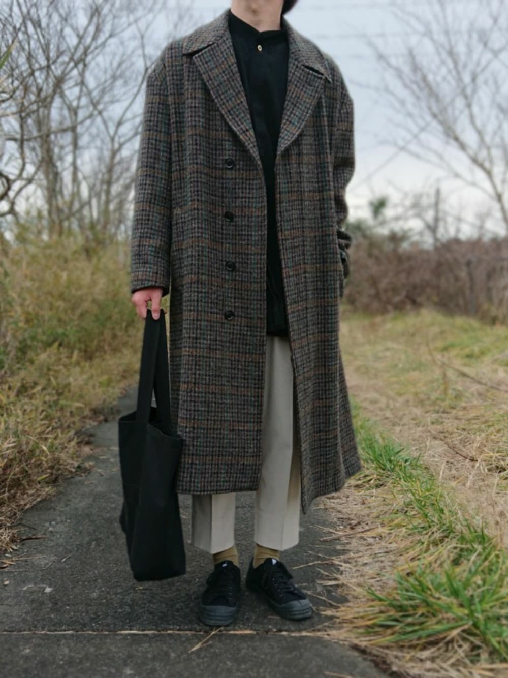 Urban Research コート ハリスツイード URBAN RESEARCH ROSSO MEN（アーバンリサーチロッソメン）の