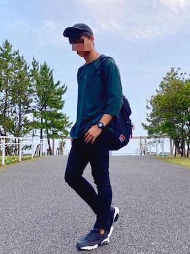 「BEN DAVIS（ベンデイビス）のアイテム（バッグ）」を使った、こうさん（メンズ・175cm）の夏コーディネート
