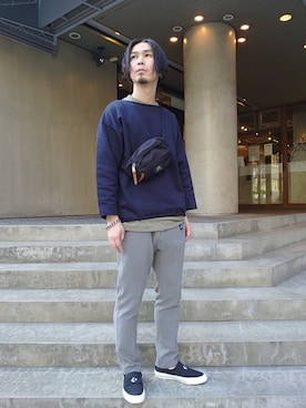 「グラミチ」｜417ｂｙEDIFICE渋谷店さん（メンズ・176cm）の春コーディネート