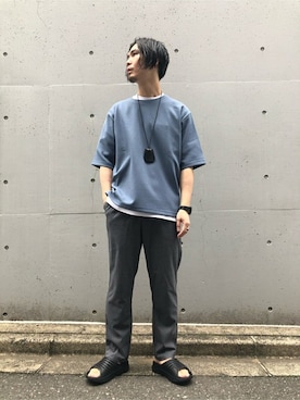 「417 EDIFICE」｜「アイテム（アクセサリー）」を使った、417ｂｙEDIFICE渋谷店さん（メンズ・176cm）の春コーディネート