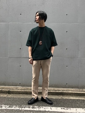 「417 EDIFICE」｜「アイテム（アクセサリー）」を使った、417ｂｙEDIFICE渋谷店さん（メンズ・176cm）の春コーディネート