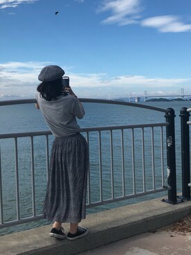 「CONVERSE（コンバース）のconverse（コンバース） ALL STAR OX（オールスターOX）（スニーカー）」を使った、haru__20さん（レディース・156cm）の秋コーディネート