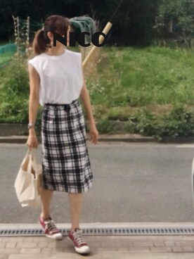 nico   Elinさん（レディース・162cm）の夏コーディネート
