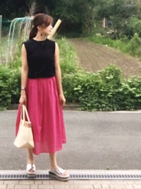 nico   Elinさん（レディース・162cm）の夏コーディネート