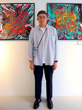 「streetsnap」｜Chan CheeHongさん（メンズ・180cm）の夏コーディネート