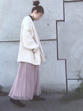「おんなのこコーデ」｜「アイテム（アクセサリー）」を使った、ukeeeeeyさん（レディース・160cm）の冬コーディネート