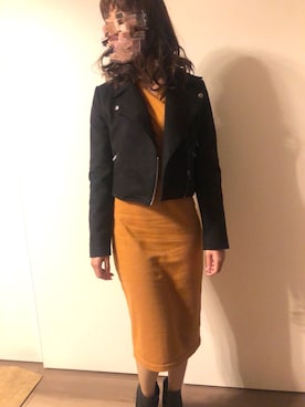 「rienda（リエンダ）のアイテム（その他アウター）」を使った、yukkoさん（レディース・158cm）の春コーディネート