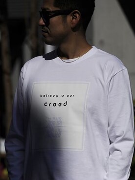 「Creed（クリード）のアイテム」を使った、CREEDさん（メンズ・180cm）の秋コーディネート