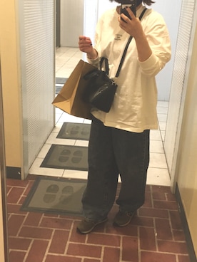 「餃子の王将」｜conqさん（レディース・157cm）の秋コーディネート